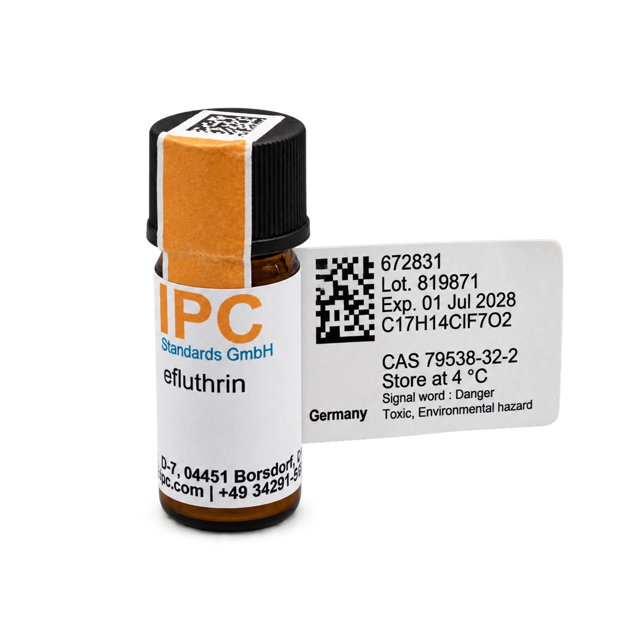 Lọ chất chuẩn Tefluthrin HPC mã 672831